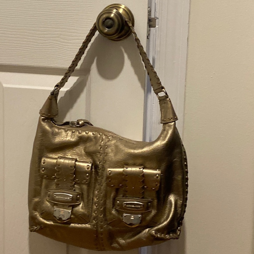 Vintage gold leather Michael Kors Purse